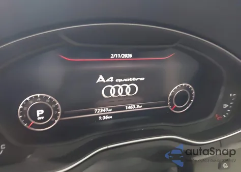 2017 Audi A4 2.0T Premium from USA, damaged, VIN WAUENAF41HN027744